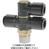 千代田通商 チヨダ フジダブルバンジョー(樹脂) 10mm・R1/4 10R-02S1D1 1個 808-3099（直送品）