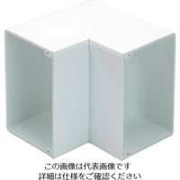 マサル工業 マサル エムケーダクト付属品 内マガリ 5号 ホワイト MDU152 1個 120-1905（直送品）