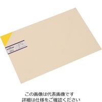 光 エンビ板 黄 0.5×300×450mm EB435-3 1枚 820-0851（直送品）