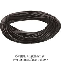 マサル工業 マサル 4mm電線防護カバー ブラック 50m巻 DB4W 1セット(4巻) 130-8833（直送品）