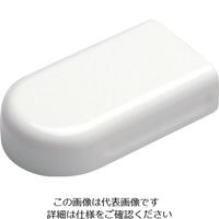 マサル工業 マサル メタルエフモール付属品 エンド A型 ホワイト MFME12 1個 121-3019（直送品）