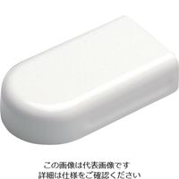 マサル工業 マサル メタルエフモール付属品 エンド S型 ホワイト MFME02 1個 121-1363（直送品）