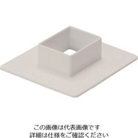 マサル工業 マサル エムケーダクト付属品 フランジ 3号 ホワイト MDF32 1個 129-8618（直送品）
