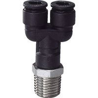 千代田通商 チヨダ ファイブSUSメイルブランチワイ 8mm・R1/4 FS8-02MY 1個 808-2357（直送品）