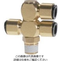 千代田通商 チヨダ フジダブルバンジョー(金属) 8mm・R1/8 8-01S1D1 1個 808-3842（直送品）
