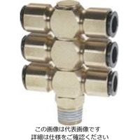千代田通商 チヨダ フジトリプルバンジョー(金属) 8mm・R3/8 8-03D3 1個 808-3869（直送品）