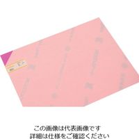 光 エンビ板 蛍光ピンク1×450×600mm EB461-17 1枚 820-0866（直送品）