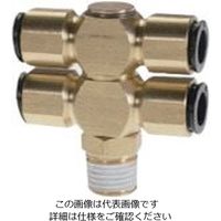 千代田通商 チヨダ フジダブルバンジョー(金属) 8mm・R1/4 8-02D2 1個 808-3854（直送品）