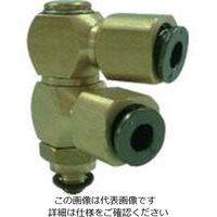 千代田通商 チヨダ フジダブルバンジョー(金属) 4mm・M5X0.8 4-M5S2 1個 808-3548（直送品）