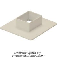 マサル工業 マサル エムケーダクト付属品 フランジ 120型 ミルキーホワイト MDF1203 1個 129-7116（直送品）