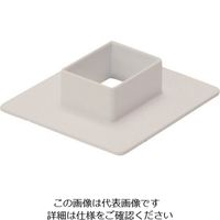 マサル工業 マサル エムケーダクト付属品 フランジ 120型 ホワイト MDF1202 1個 129-7124（直送品）