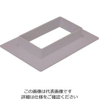 マサル工業 マサル エムケーダクト付属品 フランジ 7号200型 グレー MDF7201 1個 129-8649（直送品）