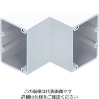 マサル工業 マサル エムケーダクト付属品 内マガリ 8号 ホワイト MDU182 1個 120-1873（直送品）