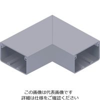 マサル工業 マサル エムケーダクト付属品 平面マガリ 8号200型 グレー MDM8201 1個 120-6647（直送品）