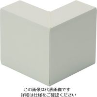 マサル工業 マサル エムケーダクト付属品 外マガリ 6号 ミルキーホワイト MDS163 1個 120-5100（直送品）