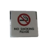 光 サインプレート NO SMOKING A型 UP662-4 1セット(5枚) 113-5935（直送品）