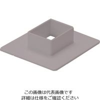 マサル工業 マサル エムケーダクト付属品 フランジ 1号 グレー MDF11 1個 129-8605（直送品）