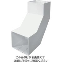 マサル工業 マサル エムケーダクト付属品 内大マガリ 6号200型 ホワイト MDLU6202 1個 120-3503（直送品）