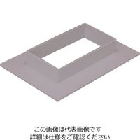 マサル工業 マサル エムケーダクト付属品 フランジ 7号150型 グレー MDF7151 1個 129-8632（直送品）