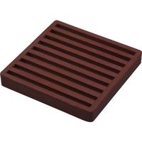 光 防振ゴム 茶 75角2枚入 WG01-754 1セット(10枚:2枚×5パック) 848-6796（直送品）