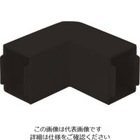 マサル工業 マサル 屋外用エムケーダクト付属品 内外マガリ 2号 ブラック MDK12W 1個 130-1785（直送品）