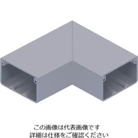 マサル工業 マサル エムケーダクト付属品 平面マガリ 7号200型 グレー MDM7201 1個 120-1942（直送品）