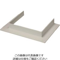 マサル工業 マサル エムケーダクト付属品 コ型フランジ 7号150型 ミルキーホワイト MDFC7153 1個 130-0242（直送品）