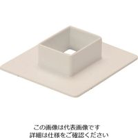 マサル工業 マサル エムケーダクト付属品 フランジ 3号40型 クリーム MDF3405 1個 129-8599（直送品）