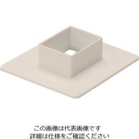 マサル工業 マサル エムケーダクト付属品 フランジ 3号 クリーム MDF35 1個 129-7110（直送品）