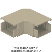 マサル工業 マサル エムケーダクト付属品 平面マガリ 3号 ライトベージュ MDM137 1個 130-0287（直送品）