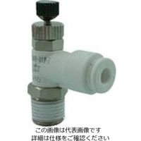 千代田通商 チヨダ ファイブミニスピードコントローラα白メーターイン4mm・R1/8 FM4R-01W-I 1個 808-2734（直送品）