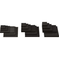 光 ポリエチレンスポンジ 200×300×20mm 黒 SR20-23 1セット(5個) 224-1389（直送品）