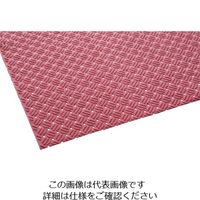 テラモト ダイヤマットAL 赤 92cm×10m MR-143-301-2 1本 121-1619（直送品）
