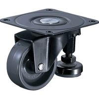 ハンマーキャスター ハンマー アジャスターフット付 旋回式ナイロン車輪 63mm 105AF-N63 1個 813-7030（直送品）