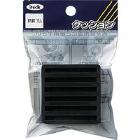 アイテック 光 防振ゴム 黒 50×50×10mm 2枚入 KWG50-1 1セット(10個:2個×5パック) 820-1715（直送品）