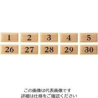 光（ヒカリ） 光 テーブルナンバー 表示内容2 チーク BJ25-2 1枚 112-8071（直送品）