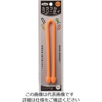 アイテック 光 カラフルフリータイ300×6mmオレンジ KFRT306-3 1セット(5個) 215-5907（直送品）