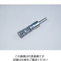 柳瀬 ヤナセ 軸付エンドブラシ ステンレス 15×30×6×25 BSE-15 1セット(10個) 812-3949（直送品）