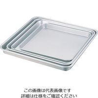 カンダ 18-8 カラー角バット 10枚取 緑 021177（直送品） - アスクル