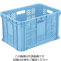 岐阜プラスチック工業 リス MB型メッシュコンテナー 566498 MBー20FX3 青 MB-20FX-3 B 1個 868-6997（直送品）