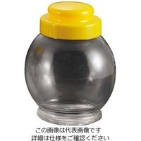 江部松商事 ガラス 保存ビン 地球型 イエロー(0.5L) 61-6570-26 1個（直送品）