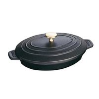ツヴィリング J.A. ヘンケルス ジャパン ストウブ オーバルホットプレート 23cm 黒 40509ー582 8877600 1個（直送品）