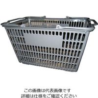 江部松商事 ショッピングバスケット Fー101 ダークグレー 61-6567-25 1個（直送品）