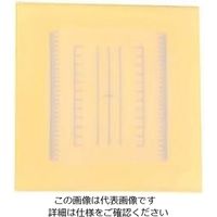 アズワン 調理用目盛り入りまな板 正方形 S イエロー 1個 61-6639-88（直送品）