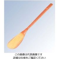 萬洋 竹製 釜ベラ 丸型 27ー522 61-6648-73 1個（直送品）