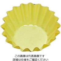 アヅミ産業 ファイン・カップ(500枚入)丸型 5号深 イエロー 61-6737-90 1組(500枚)（直送品）