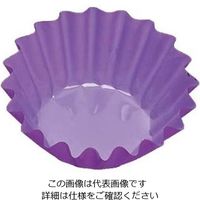 アヅミ産業 ファイン・カップ(500枚入)丸型 5号深 パープル 61-6737-91 1組(500枚)（直送品）