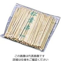 萬洋 竹 松葉串 細(100本入)80mm 18ー418 61-6739-40 1組(100本)（直送品）