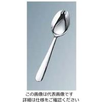 江部松商事 KK 18ー0 #4400 無地 給食スプーン 穴無 61-6764-46 1個（直送品）