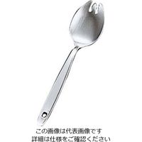 サクライ 18ー8 抗菌 先割 給食スプーン 穴明 61-6764-53 1個（直送品）